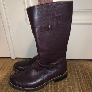 Boden Dark Purple Boots!!